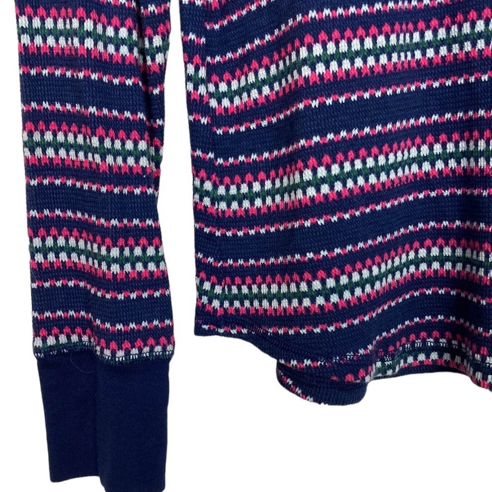 NEW Victoria's Secret Blue 2 Piece Knit  Pajama Set - Picture 7 of 16